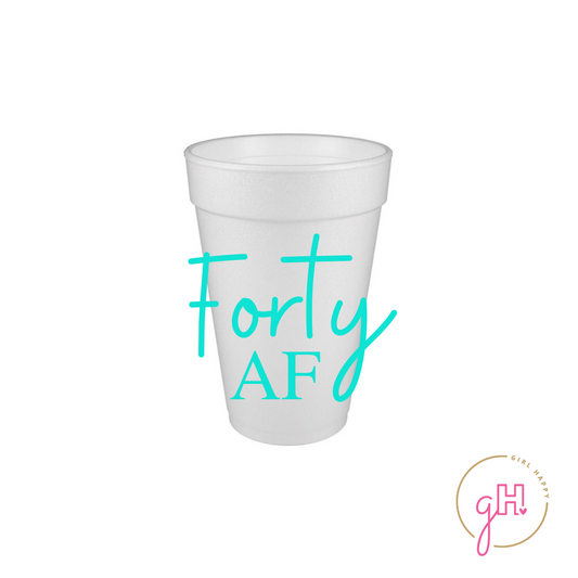 40 AF Styrofoam Cup